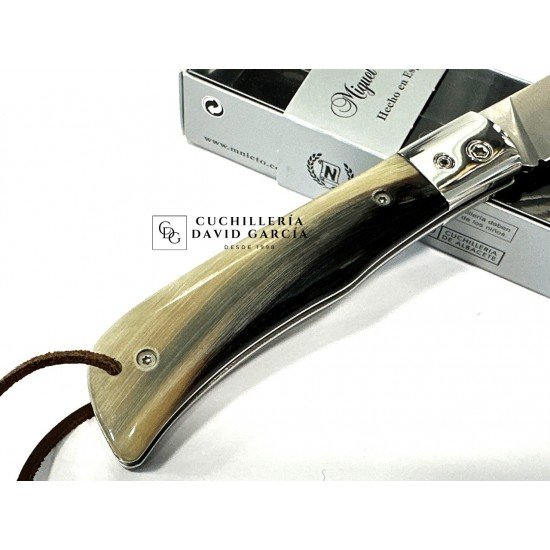 Navaja Nieto Buckler Asta Carnero Pulido Acero Bohler N690Co 170-VCARNERO