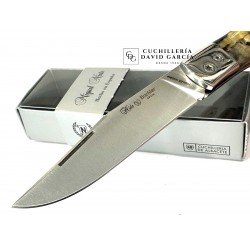 Navaja Nieto Buckler Asta Carnero Acero Bohler N690Co 170-V-CARNERO