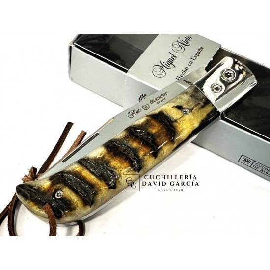 Navaja Nieto Buckler Asta Carnero Acero Bohler N690Co 170-V-CARNERO