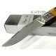 Navaja Nieto Buckler Hueso Jirafa Ambar Acero Bohler N690Co 170-VHJIGGED 