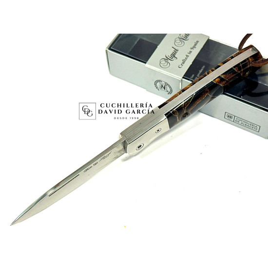 Navaja Miguel Nieto Lord Spark Marrón  - Virola Acero 370-V-SPARK