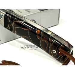 Navaja Miguel Nieto Lord Spark Marrón  - Virola Acero 370-V-SPARK