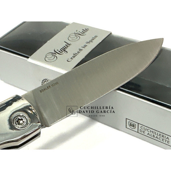 Navaja Miguel Nieto Lord Spark Marrón  - Virola Acero 370-V-SPARK