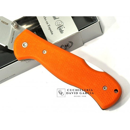 Navaja Nieto Walker 07-G10-O Bohler G10 Naranja Navaja Nieto Walker 07-G10-O Bohler G10 Naranja
