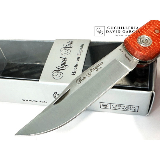 Navaja Miguel Nieto Pingüino 308-W Micarta Hueso - Yute Rojo