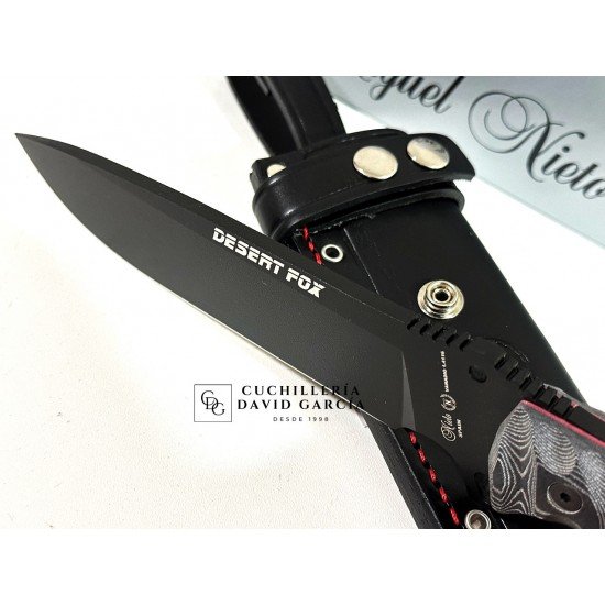 Miguel Nieto Desert Fox 4058-MN Micarta Pavonado Miguel Nieto Desert Fox 4058-MN Micarta Pavonado
