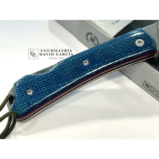 Miguel Nieto Horseshoof 166-BLUE Yute Azul Acero Bohler N690co 