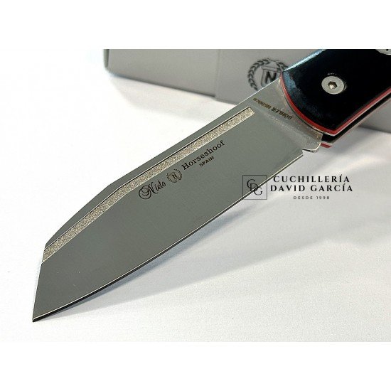 Miguel Nieto Horseshoof 166-M Micarta Negra Acero Bohler N690co 