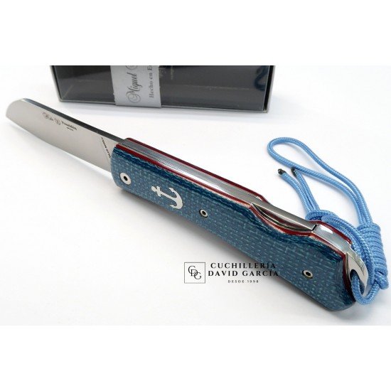 Miguel Nieto Poseidón 168-BLUE Yute Azul Acero Bohler N690co Miguel Nieto Poseidón 168-BLUE Yute Azul Acero Bohler N690co