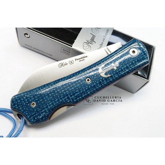 Miguel Nieto Poseidón 168-BLUE Yute Azul Acero Bohler N690co Miguel Nieto Poseidón 168-BLUE Yute Azul Acero Bohler N690co