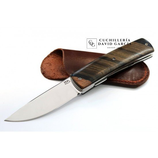 MCK Artesanal Madera de Ébano Tricolor Acero Bohler M390 MCK Artesanal Madera de Ébano Tricolor Acero Bohler M390