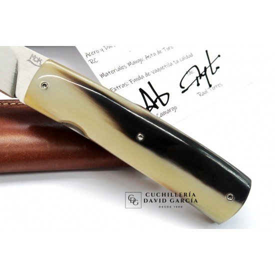 MCK Artesanal Asta de Toro Acero Bohler M390 MCK Artesanal Asta de Toro Acero Bohler M390