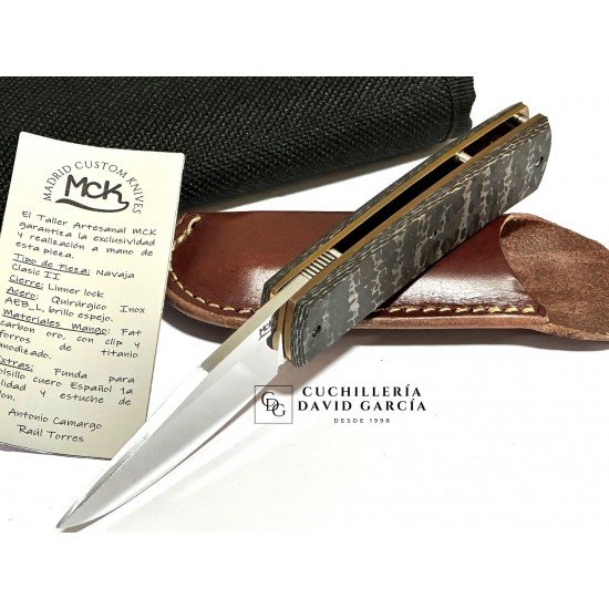 MCK Clasic II Artesanal Fat Carbon Oro Acero AEB_L MCK Clasic II Artesanal Fat Carbon Oro Acero AEB_L