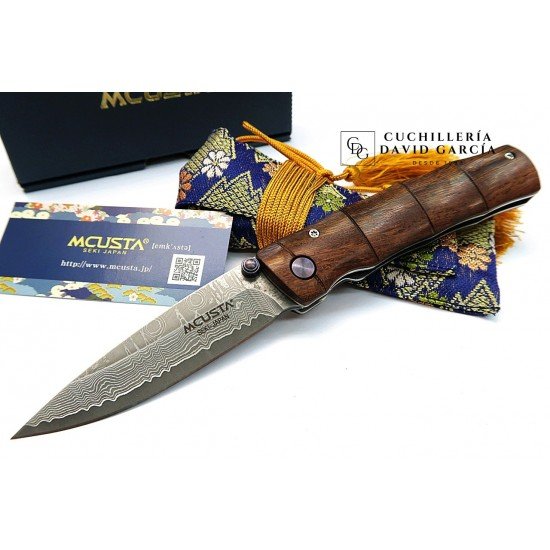 MCUSTA SHINRA EMOTION MC-0074DI Damasco / Madera Iron Wood MCUSTA SHINRA EMOTION MC-0074DI Damasco / Madera Iron Wood