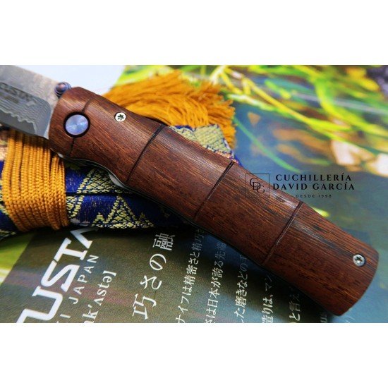 MCUSTA SHINRA EMOTION MC-0074DI Damasco / Madera Iron Wood MCUSTA SHINRA EMOTION MC-0074DI Damasco / Madera Iron Wood