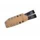 Muela Phantom - 12D/K Micarta Arena  Funda Kydex Desert