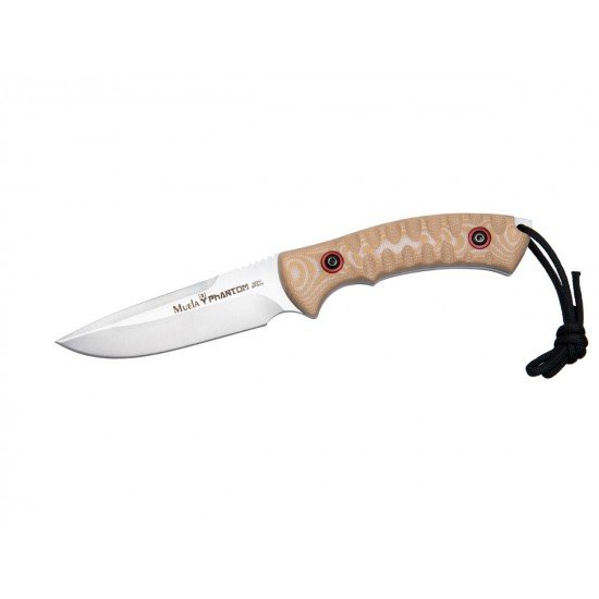Muela Phantom - 12D/K Micarta Arena  Funda Kydex Desert