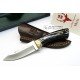 Muela Colibri Micarta Negra Funda Cuero Muela Colibri Micarta Negra Funda Cuero