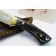 Muela Colibri Micarta Negra Funda Cuero Muela Colibri Micarta Negra Funda Cuero