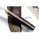 Muela Colibri Micarta Negra Funda Cuero Muela Colibri Micarta Negra Funda Cuero