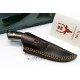 Muela Colibri Micarta Negra Funda Cuero Muela Colibri Micarta Negra Funda Cuero