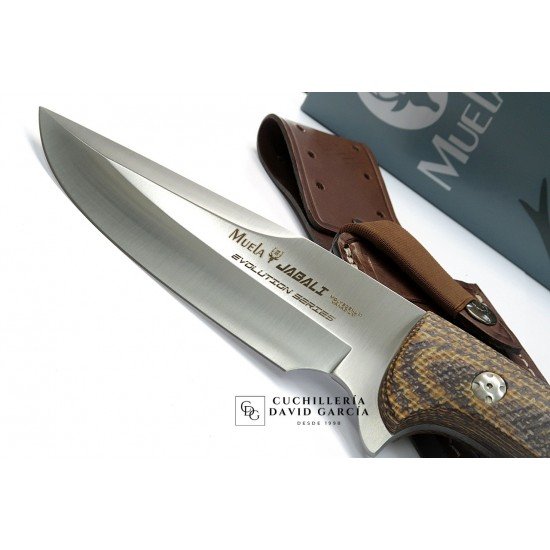 Muela Jabali-17G Micarta Yute Mostaza - Marron Muela Jabali-17G Micarta Yute Mostaza - Marron
