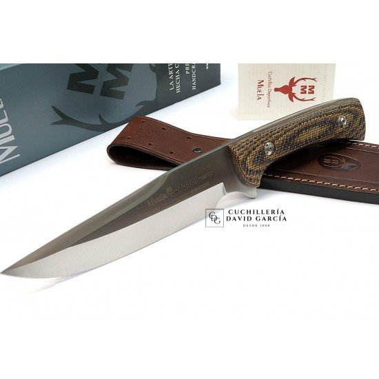 Muela Jabali-17G Micarta Yute Mostaza - Marron