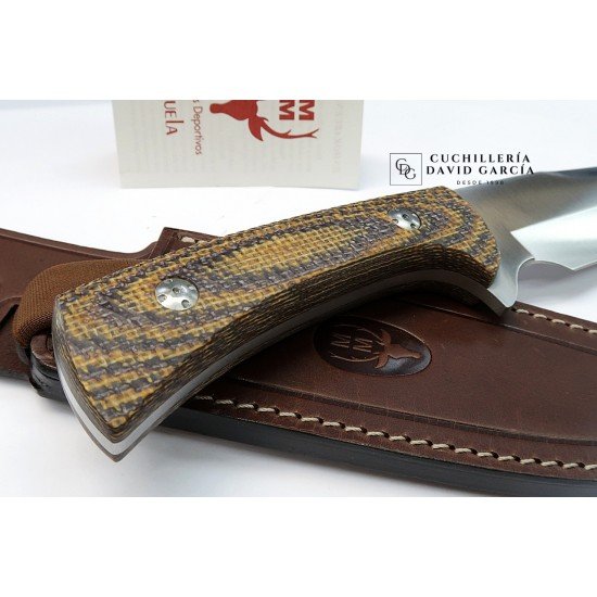 Muela Jabali-17G Micarta Yute Mostaza - Marron Muela Jabali-17G Micarta Yute Mostaza - Marron