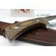 Muela Jabali-17G Micarta Yute Mostaza - Marron