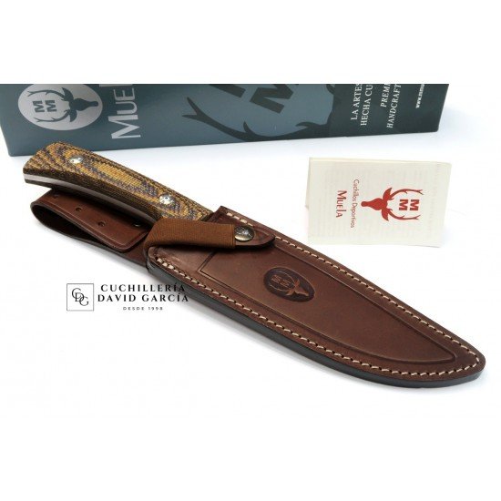 Muela Jabali-17G Micarta Yute Mostaza - Marron