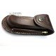 Funda Muela F/GL-10C de piel marron con chaira