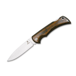 Muela BX-9G Yute Micarta Verde/Mostaza - Navaja de Caza y Outdoor