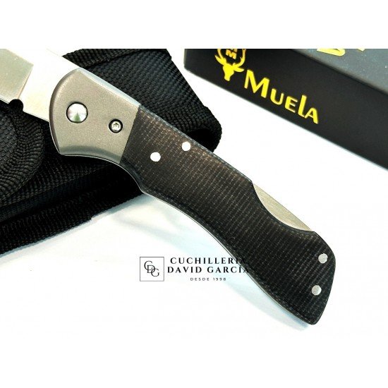 Muela BX-8GM Micarta Negra Muela BX-8GM Micarta Negra