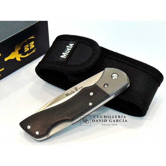 Muela BX-8GM Micarta Negra Muela BX-8GM Micarta Negra