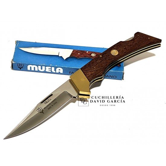 Muela 15-M Navaja Cazador  Latón /Madera