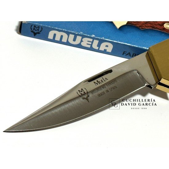 Muela 15-M Navaja Cazador  Latón /Madera