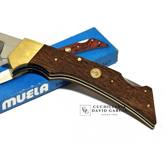 Muela 15-M Navaja Cazador  Latón /Madera