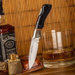 Muela BX-8M Micarta Negra Bandera de España