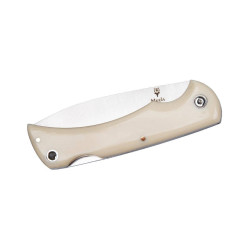 Muela BX-9W Micarta Blanca - Navaja de Caza y Outdoor