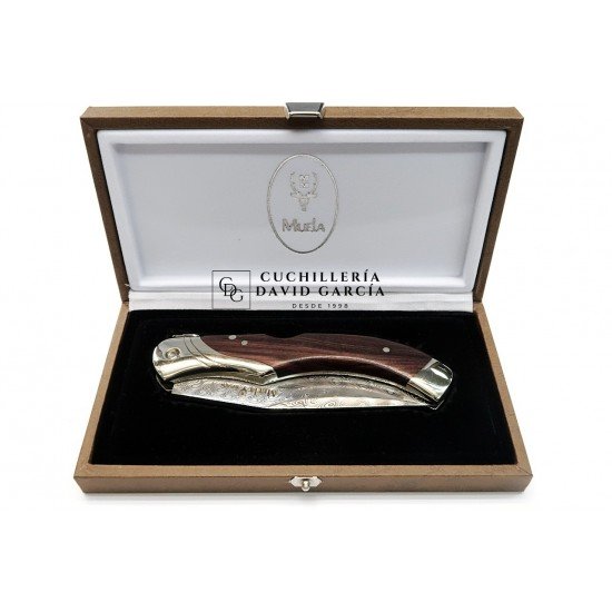 Muela GL-10DAM Acero Damasco Inoxidable Madera de Palovioleta Muela GL-10DAM Acero Damasco Inoxidable Madera de Palovioleta