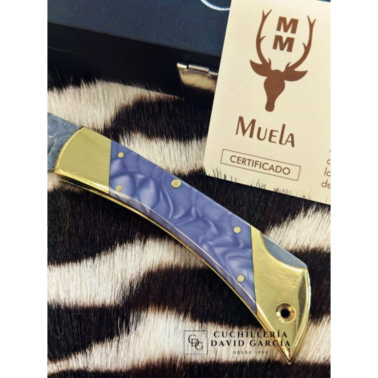 Muela M.25-M.DAM Cachas de Juma y Hoja de Damasco Damastel 