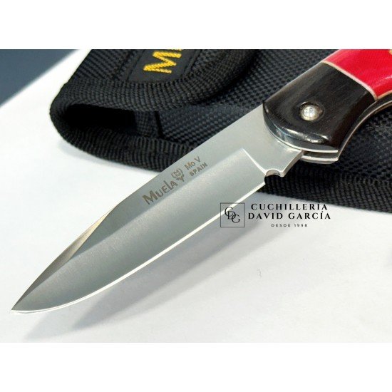 Muela VX-8R Combinada Madera Granadillo y Micarta Roja 