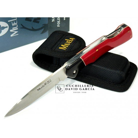 Muela VX-8R Combinada Madera Granadillo y Micarta Roja 
