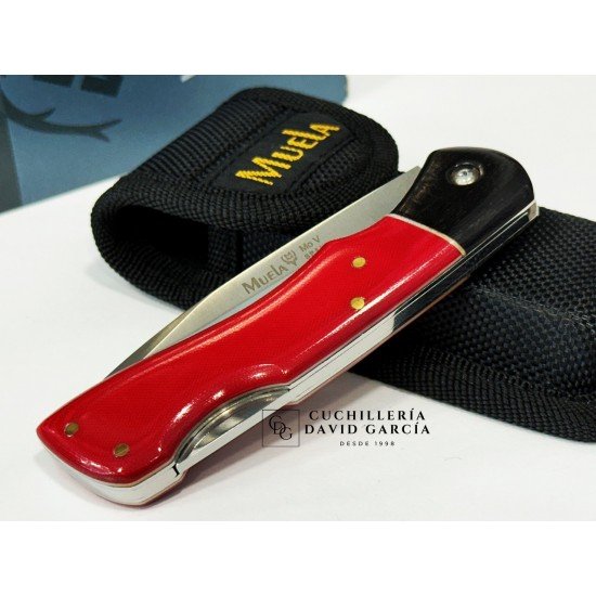 Muela VX-8R Combinada Madera Granadillo y Micarta Roja 