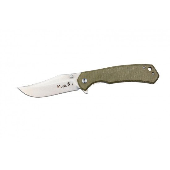 Muela Víbora-10M Navaja Táctica Micarta Canvas Verde Muela Víbora-10M Navaja Táctica Micarta Canvas Verde