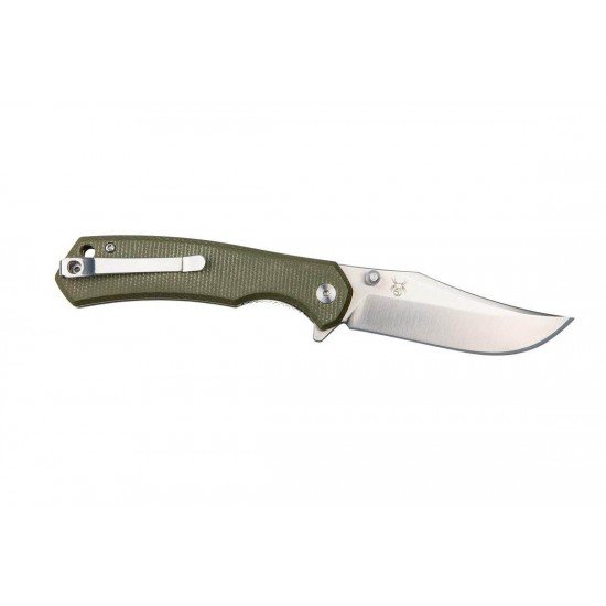 Muela Víbora-10M Navaja Táctica Micarta Canvas Verde Muela Víbora-10M Navaja Táctica Micarta Canvas Verde