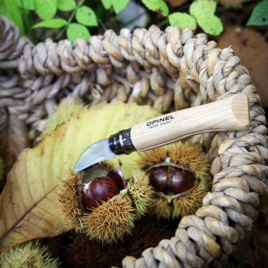 NAVAJA Opinel Inox nº 7 Castañas y Ajos 002360 - OPINEL - Tienda