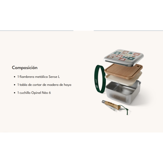 Kit de Almuerzo Opinel® X Monbento® Origines, una colaboración exclusiva entre dos marcas francesas emblemáticas 003317