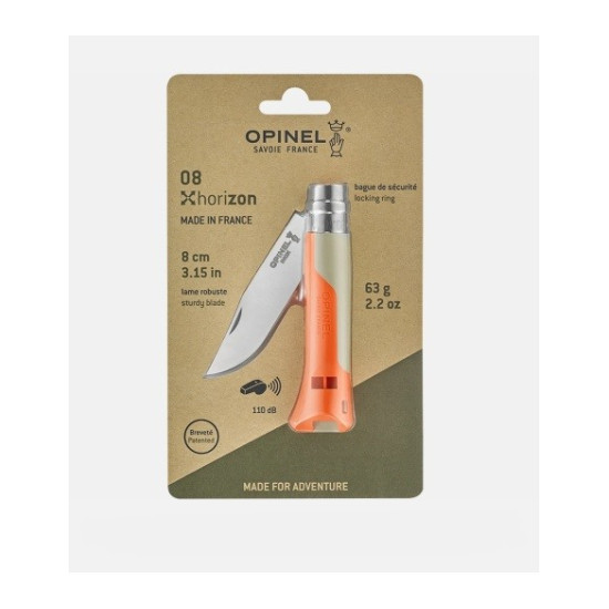 Navaja Opinel N°08 Horizon Naranja – Ref. 003305