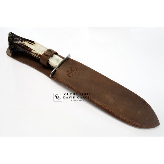 Pires Cuchillo de Remate Asta Ciervo con Roseta Pires Cuchillo de Remate Asta Ciervo con Roseta